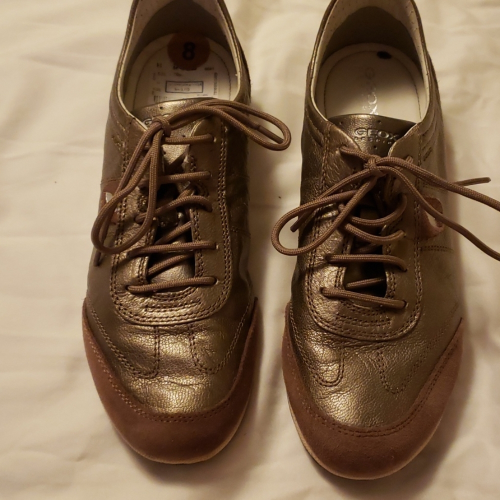 Geox leather flats